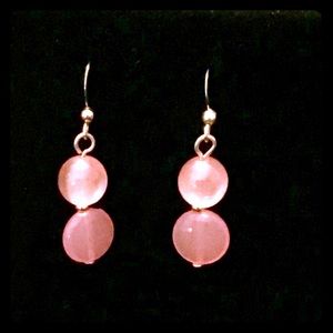 Pink earrings